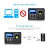 Clocking in Machine, 2.4'' Tft LCD Display Biometric USB Fingerprint Attendance Machine Free Software Password Employee Checking-in Reader for Employees view 3