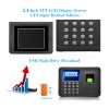 Clocking in Machine, 2.4'' Tft LCD Display Biometric USB Fingerprint Attendance Machine Free Software Password Employee Checking-in Reader for Employees view 4