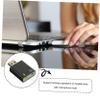 COOLHIYA Channel USB External Sound Card Adapter with Headphone and Microphone Jack Aluminum Alloy USB Stereo Audio Adapter for Laptop and Desktop Plug and Play Portable Replacement for view 3