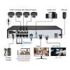 QDVOPHZA H.265 8CH 4MP 5MP Indoor Dome Video Surveillance Set Audio Record PoE NVR Kit CCTV System VandalProof Security IP Camera(4PCS,4MP NVR x 6 Cameras) view 2