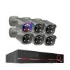 QDVOPHZA 8CH 5MP 8MP Security Camera System 4K HD POE IP Camera Kit Two Way Audio Face Detect Metal Outdoor Video Surveillance(4PCS,8CH 6Pcs 8MP Camera) view 1
