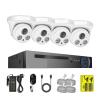 QDVOPHZA 3MP 5MP POE Dome CCTV Camera System Kit Surveillance Security External IP Camera Set Home Street Monitoring 8CH Video NVR(1t,4PCS 3MP Camera_NO Card) view 1