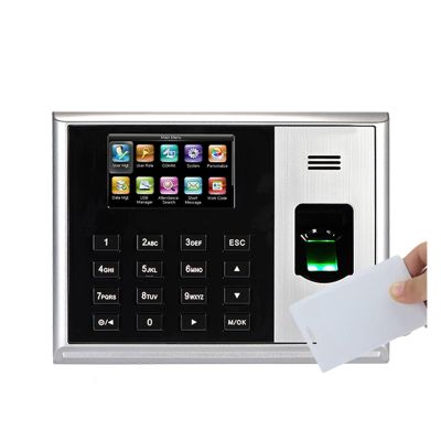 Clocking in Machine for Employees Small Business S30 Biometric Fingerprint Time Attendance System TCP/IP Employee Attendance Time Recording Time Clock System,S30Ic1_Plug