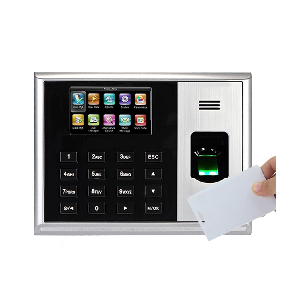 Clocking in Machine for Employees Small Business S30 Biometric Fingerprint Time Attendance System TCP/IP Employee Attendance Time Recording Time Clock System,S30Ic1_Plug