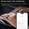 Smart Watch Ring Finger Watch Time Display Heart Rate Monitor Sleep Tracker Activity Fitness Tracker Pedometer Step Counter Calories Remote Camera Waterproof Fitness Ring view 2