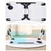 Adjustable Laptop Bed Table - Folding Breakfast Tray, Portable Standing Desk for Coffee, Notebook, and Reading Holder - Ideal for Home & Office Use view 2