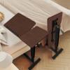 Adjustable Height Standing Laptop Desk,Adjustable Sit to Stand Up Workstation with Keyboard Tray (1, Walnut+Black) view 1
