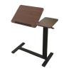 Adjustable Height Standing Laptop Desk,Adjustable Sit to Stand Up Workstation with Keyboard Tray (1, Walnut+Black) view 3