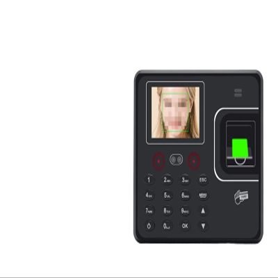 Clocking in Machine, Punch Card Machine Face Recognition Biometric Fingerprint Punch Card Machine Intelligent Password Attendance Machine for Employees