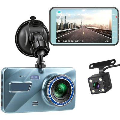 Dual Dash Cam Front and Rear Inside | 720P HD Car DVR Camera | Super Night Bright Light | 140 Wide Angle | 24/7 Parking Monitor with Motion Detection | Loop Recording