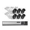 QDVOPHZA 4/8CH 4K POE Ultra FHD Full Color Video Surveillance System 8MP H.265 NVR Audio IP Outdoor Security CCTV Cameras Kit Set(2T,8CH NVR and 6Cameras) view 1