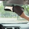Car Touch Screen Cleaner Cloth, Semicircle Microfiber Car Screen Cleaner Cars Interior Cleaners Wipes Black Auto Screens Cleaning Pad for Vehicle Dashboard Cars Display Interior,4.13"4.05" view 4