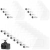 16Pcs Electrostatic Stickers for Dash Cam, Electrostatic Film for Dash Cam & Windows, Clear Scratch-Proof Film, No Residue Adhesive for Windshield Mounting view 1