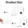 16Pcs Electrostatic Stickers for Dash Cam, Electrostatic Film for Dash Cam & Windows, Clear Scratch-Proof Film, No Residue Adhesive for Windshield Mounting view 2