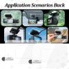 16Pcs Electrostatic Stickers for Dash Cam, Electrostatic Film for Dash Cam & Windows, Clear Scratch-Proof Film, No Residue Adhesive for Windshield Mounting view 4