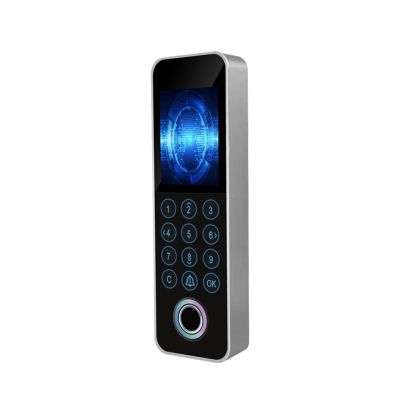 Clocking in Machine for Employees TCP/IP Network Fingerprint Time Attendance Rs485 Dual Frequency 125Khz+13.56Mhz Fingerprint Access Control Anti-Tamper MeZfs50 Attendance-Korean