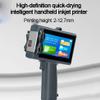 TYQMYSM Handheld Inkjet Printer - 600DPI High Resolution, 4.3-inch Touchscreen, 12.7mm Print Height, Multi-Language Support for Date, Logo On Cardboard, Metal, Plastic view 2