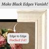 Stylespace Off-white with a Water Ripple Texture 85" TV frame - Compatible ONLY with Samsung The Frame TV and Pro TVs (Fits 2021-2026 models, model codes:85LS09A/B/C/D/FA/FW) view 4