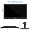 Prechen 11.6 Inch Security Monitor,Small Surveillance Monitor HDMI VGA AV BNC USB BNC Input,1366x768 Computer Display with Speakers for CCTV DVR Office and Home Security Camera System Surveillance view 2