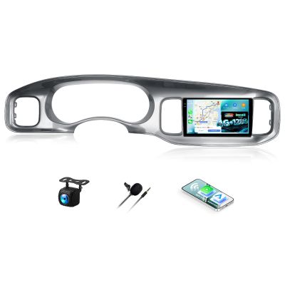 4G+128G Android Car Stereo Radio for Dodge Charger (Left-Hand Drive) 2011 2012 2013 2014 9 Inch incell Touch Screen with WiFi Bluetooth Carplay Android Auto GPS Backup Camera SWC FM RDS MIC