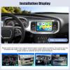4G+128G Android Car Stereo Radio for Dodge Charger (Left-Hand Drive) 2011 2012 2013 2014 9 Inch incell Touch Screen with WiFi Bluetooth Carplay Android Auto GPS Backup Camera SWC FM RDS MIC view 2