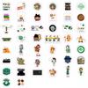 100Pcs Camping Girl Stickers for Water Bottle and Laptop - Adventure Gifts, Party Supplies & Decorations, Waterproof Vinyl Decal view 3
