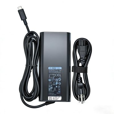 130W USB Type C Laptop Charger Compatible with Dell XPS 15 17 9570 9560 9550 9530 9520 9510 9500 7590 9575 2in1 9700 9710 9720 9730 Adapter Power Cord
