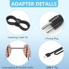 135W 100W USB C Slim Laptop Charger Compatible with Lenovo ThinkPad P16s P14S Z16 P16 P15S T14 E15 L14 AMD G1 T16 Series-T16 G1 G2 Gen 5 4 3 2 1 21BU ThinkBook 14P 14+ 13X G3 G4 4X21H27800 DL135YSDC3A view 4