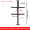 GAOFEMZ Tv Mount - LCD TV 360 Degree Rotating Frame Floor Stand - for 32-75 Inch LED Screens,Height Adjustable Universal TV Stand,Rotating Divider Shelf TV Bracket,Up to 110 Poun view 2