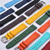 20-22mm Quick Release Fluororubber Soft Durable Waterproof Watch Bands For Men Women(Sky Blue,21mm) view 2