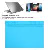 Grcfumo Repair Mat, Magnetic Tool Mat, Repair Mat Magnetic Silicone Heat Stubborn Computer Phone Solder Station Pad 405x305x8mm (Light Blue) view 2