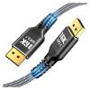 1m/2m/3m/5m Nylon 16K DP 2.1 8K@120Hz 4K@240Hz 80Gbps HDR Video Audio Displayport Cable Display Port For Laptop TV Xbox Projecto(1m) view 1