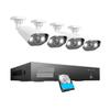 QDVOPHZA 8MP CCTV System 8CH H.265+ 4K Ultra HD PoE NVR Kit Spotlight Siren Outdoor Video Surveillance IP Security Camera Set(4PCS,8CH NVR 5MP 8Cams) view 1