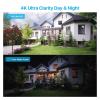 QDVOPHZA 8MP CCTV System 8CH H.265+ 4K Ultra HD PoE NVR Kit Spotlight Siren Outdoor Video Surveillance IP Security Camera Set(4PCS,8CH NVR 5MP 8Cams) view 2