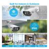 QDVOPHZA 8MP CCTV System 8CH H.265+ 4K Ultra HD PoE NVR Kit Spotlight Siren Outdoor Video Surveillance IP Security Camera Set(4PCS,8CH NVR 5MP 8Cams) view 3