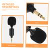 COOLHIYA Straight Head Bendable Live Streaming Mic for Mobile Phones and Lightweight Portable Recording Microphone with Sponge Cover Plug and Play for Conference Gaming and Vocal Use view 3