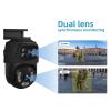 QDVOPHZA 8CH Poe 6MP Camera System Video Surveillance Kit Security Camera Ptz Camera Outdoor Camera Two Way Audio Full Color Night(2T,8CH POE 2PCS 6MP CAM_NO Card) view 4