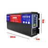 3000W Power Inverter 12V 24V 48V 60V 72V DC to 230V AC Converter Pure Sine Wave LCD Display for RV Truck Camping Off Grid Home Solar,72V to 230V,12v to 230v 60hz view 2