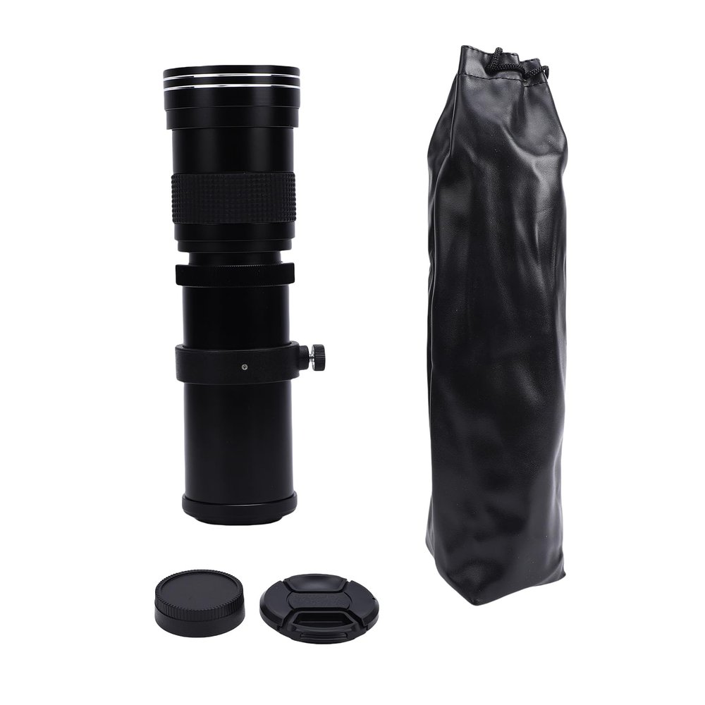 EBTOOLS 420-800mm Telephoto Lens, F8.3-16 Manual Focus Zoom Lens for D610 D7200 D7000 D3500 D3400 D3300 D3200 D3100 Cameras