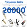 6.35mm to Double 3.5mm Headphone Y Adapter,6.35mm 1/4 Inch TRS Male to Dual 3.5mm 1/8 Inch TRS Female Stereo Audio Y Splitter Cable for Headphones, Guitar, Speakers, Amplifiers, Mixers-1Feet/12 Inch view 2