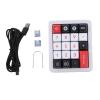 ciciglow Wired USB C Numeric Keypad, Macro Mechanical Numpad with RGB Backlight, Red Switch Hot Swappable 19 Keys Programmable Num Pad for Laptop PC Desktop (White) view 1