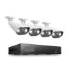 QDVOPHZA 8CH POE Video Surveillance Kit 4K 8MP 5MP Super HD Outdoor IP Cameras AI Starlight Night Vision CCTV Security Camera System(2T,4pcs 8MP Camera) view 1