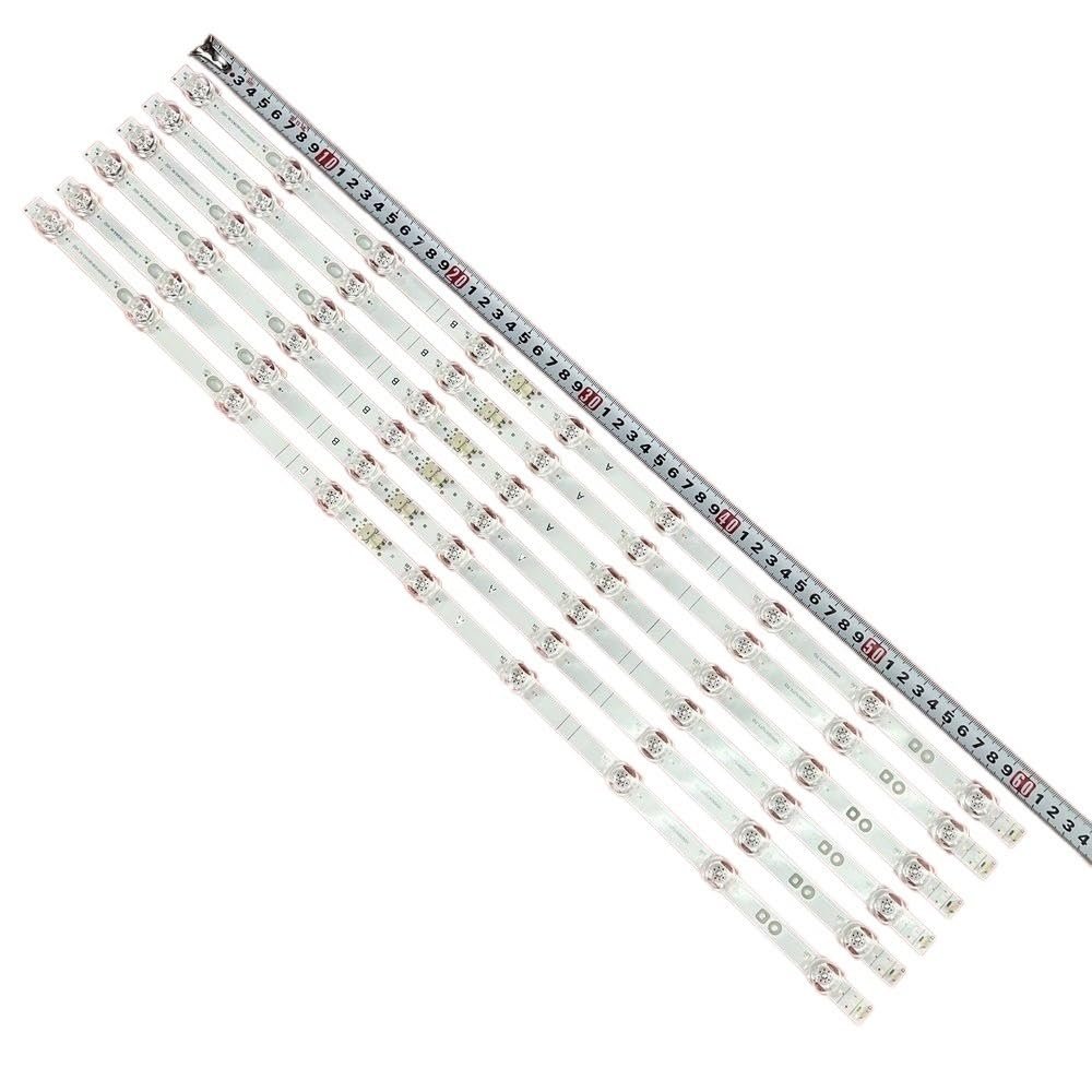 LED Backlight Strip 9LED for Hisense 65R6E3 65R6090G 65H6570G 65R61G 65H78G 65A7300 65A7300FTUK 65AE7000F 65AE7000 SVH650AH8(2set for 2 TV)