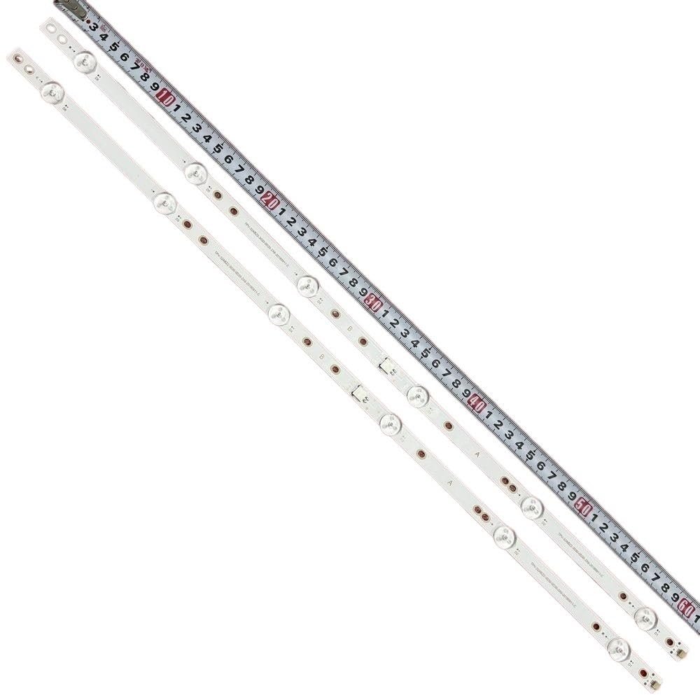 SONGYAWEIM LED Backlight Strip for 32 inch 32phg5813 32s5295/78g 32s5295 32S5195/78G TPV-32ABZ2-3030-0D35-2X6-20180911-C(2 PCS Set for 1 TV)