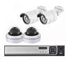 4K Ultra HD 8MP H.265 POE NVR Security System Kit Outdoor Indoor IP Camera P2P Audio Video Record CCTV Camera Set(2T,8CH NVR and 4 Camera) view 1