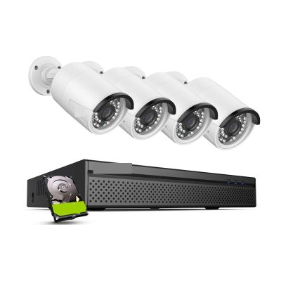 QDVOPHZA 4K 8MP Ultra HD POE Video Surveillance System 8CH H.265+ NVR with 8MP Security Cameras CCTV Kit Two-Way Voice(2T)