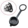Black GX12 GX16 20 Aviation Connector Plug Cover Circular Connector Protective Sleeve Cap Lid Plug Cap Socket Rubber Cover Protective Sleeves view 4