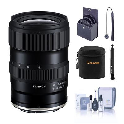 Tamron 16-30mm f/2.8 Di III VXD G2 Lens for Nikon Z, Bundle with 67mm Filter Kit, Case, Pen Cleaner, Cleaning Kit and Cap Tether, Tamron 6 Year Limited Warranty