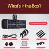 Pyle 11" ATV/UTV Sound Bar, Waterproof Bluetooth UTV Speakers with Built-in Class D Amplifier, 2-Way Speaker System, LED Lights, AUX Input, RCA Output  Off-Road ATV Sound Bar UTV Sound System view 3