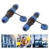 2 Set Aviation Connector, 2 Pin Male Female Cable Plug Socket, IP68 Connector with PA66 for Communication Equipment, Instruments, Computers and Alarms view 3